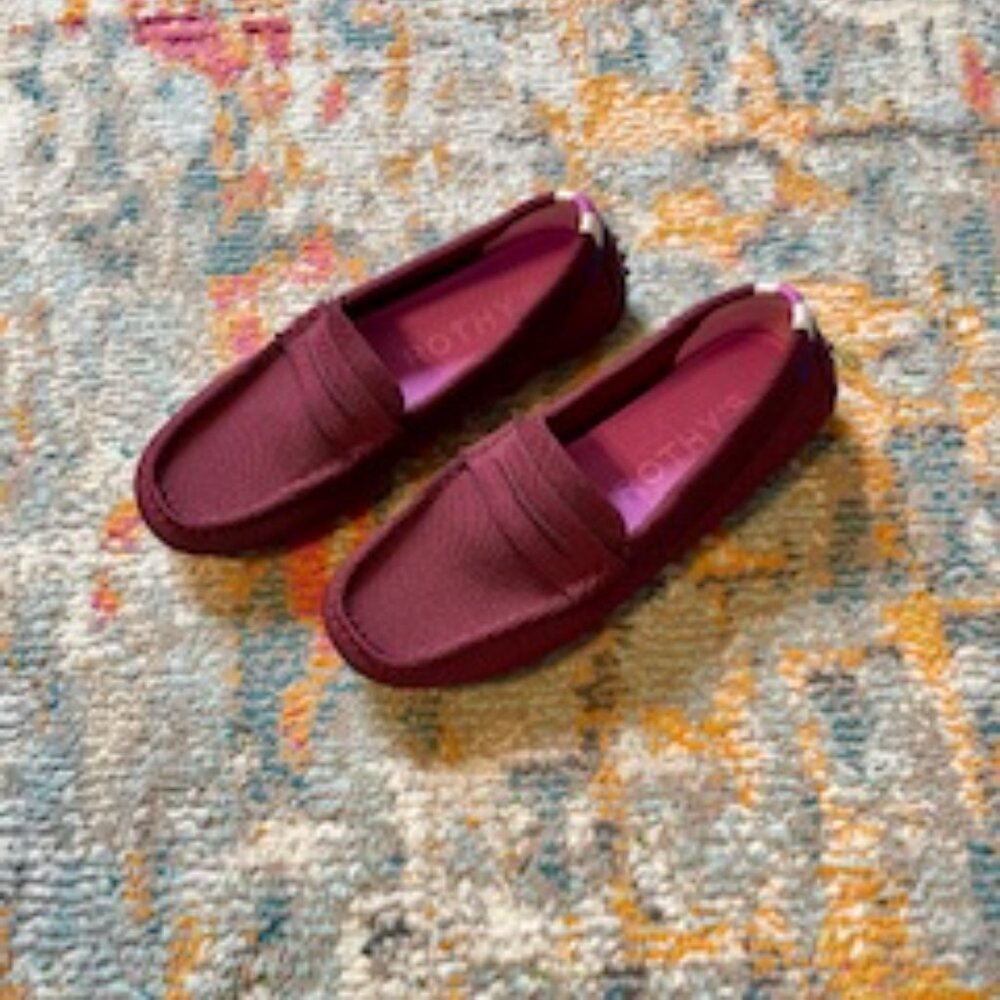 Rothy's Driver Loafers in Burgundy, Size 5.5 - Excellent condition, like new!